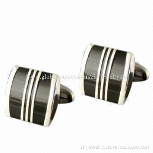 316L stainless steel cufflinks, OEM and ODM orders are welcome